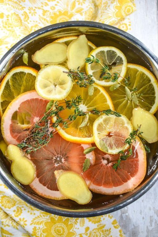 Zesty Orange Ginger Simmer Pot