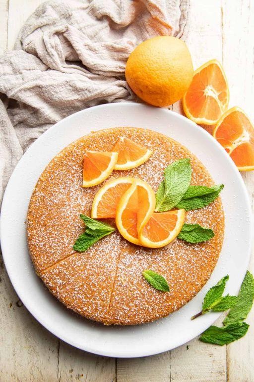 Zesty Orange Olive Oil Vegan Cake