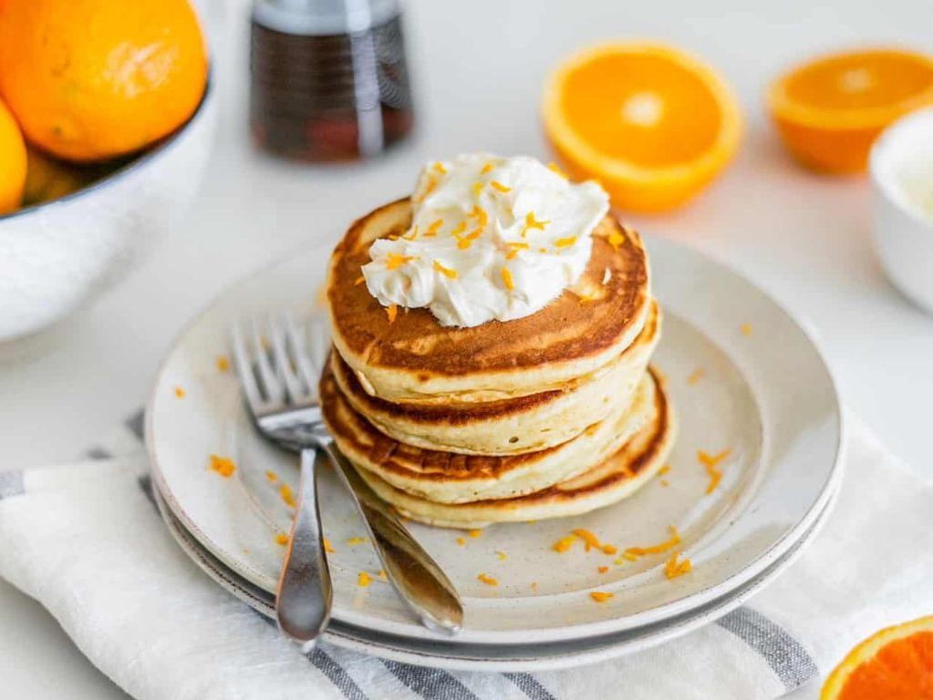 Zesty Orange Pulp Pancakes