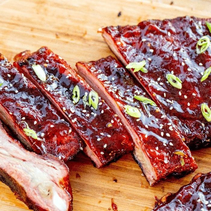 Zesty Orange and Pepper Glazed Ribs