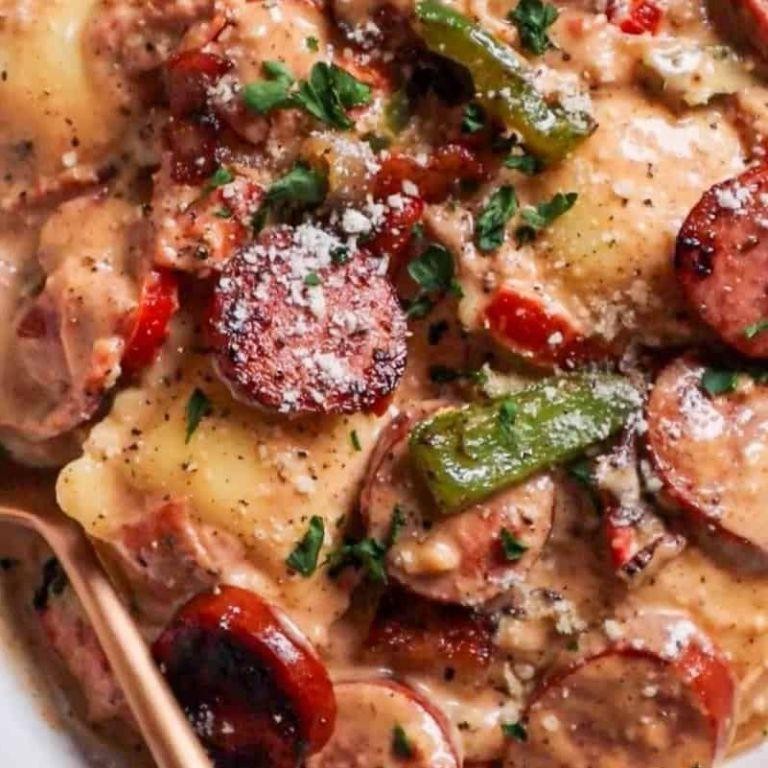 Zesty Polish Sausage and Tomato Ravioli