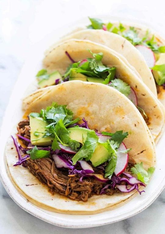 Zesty Slow Cooker Pulled Pork Tacos