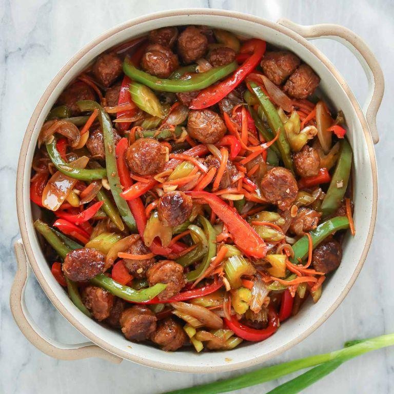 Zesty Smoked Turkey Sausage Stir-Fry
