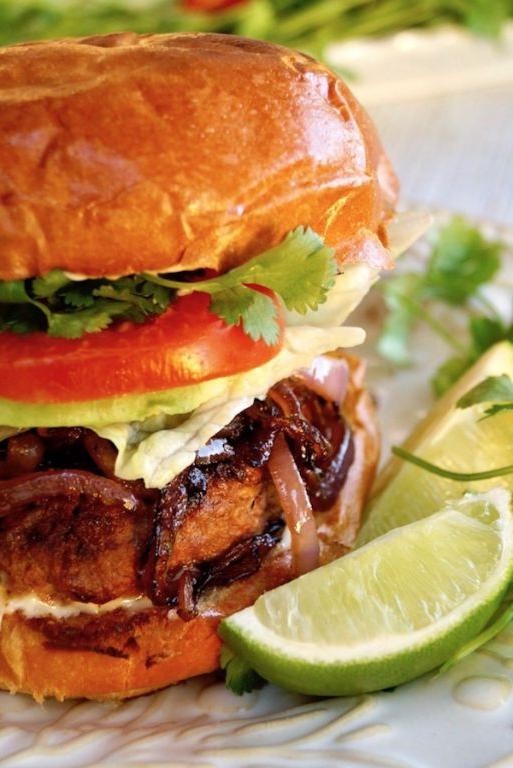 Zesty Sriracha and Lime Sirloin Burger