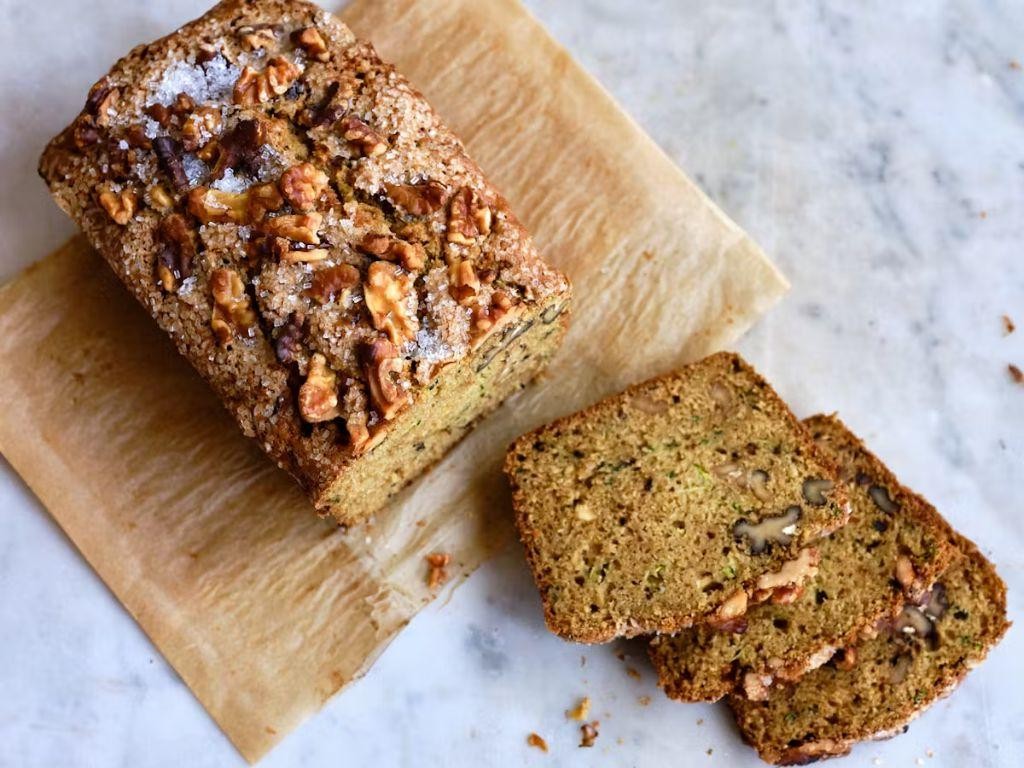 Zucchini Bread with Walnuts