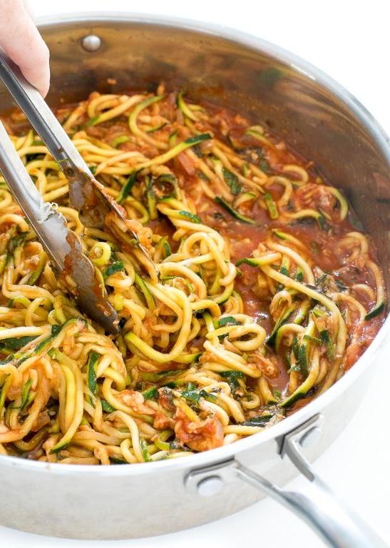 Zucchini Noodle Spaghetti
