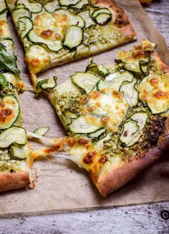 Zucchini Pesto Flatbread