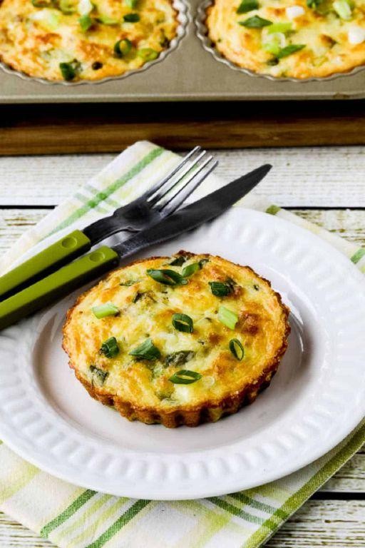 Zucchini and Cheese Mini Quiches
