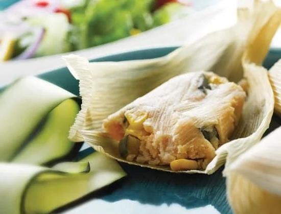 Zucchini and Cheese Tamales