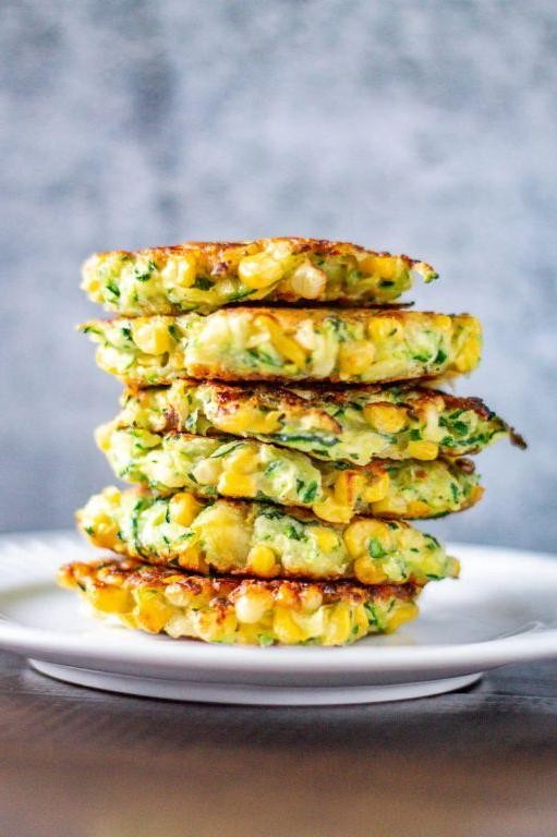 Zucchini and Corn Breakfast Fritters