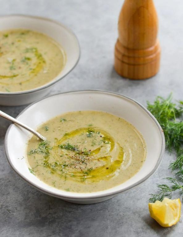 Zucchini and Dill Bisque