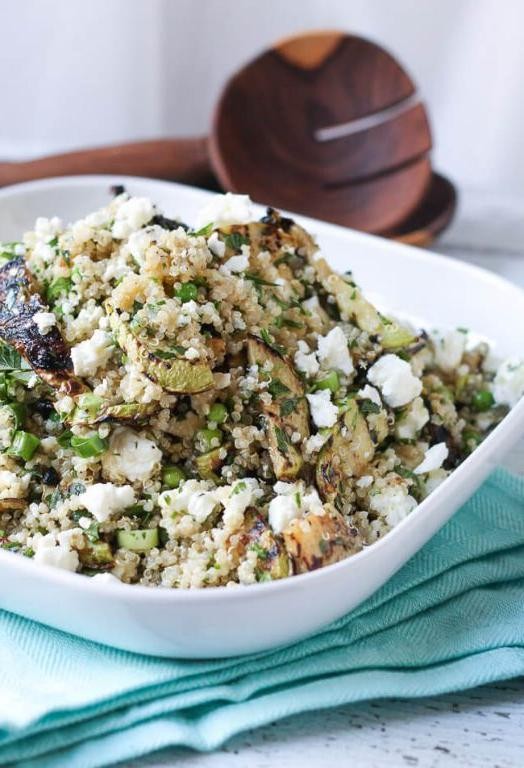 Zucchini and Feta Quinoa Salad