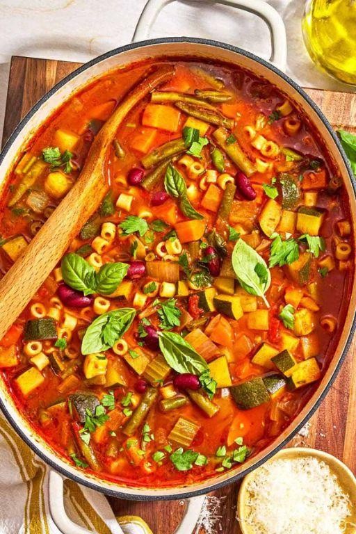 Zucchini and Fresh Herb Minestrone