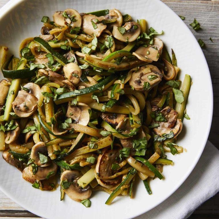 Zucchini and Mushroom Stir-Fry