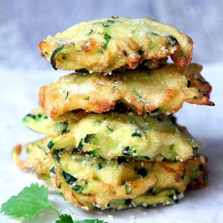 Zucchini and Parmesan Fritters