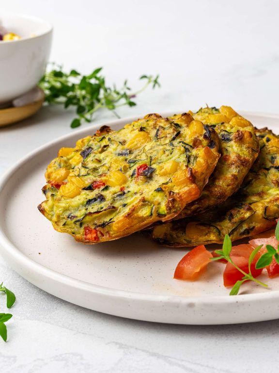 Zucchini and Sweet Corn Fritters