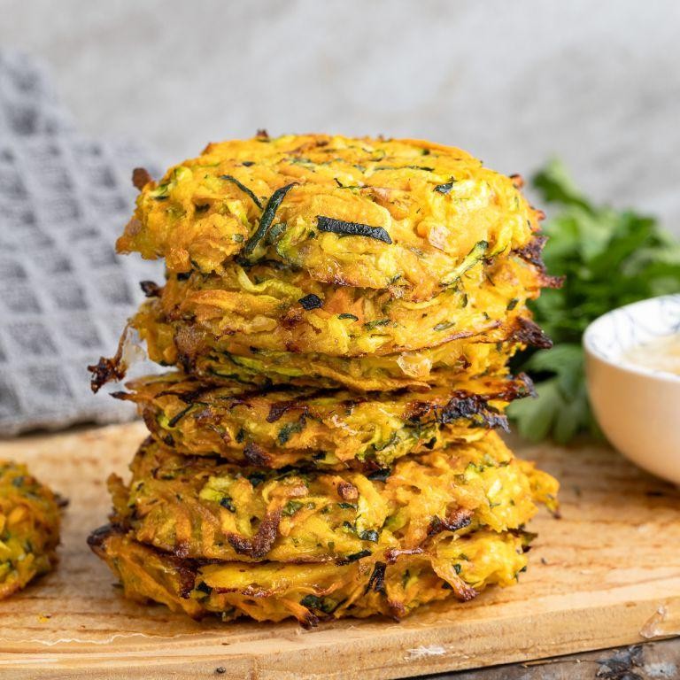 Zucchini and Sweet Potato Fritters