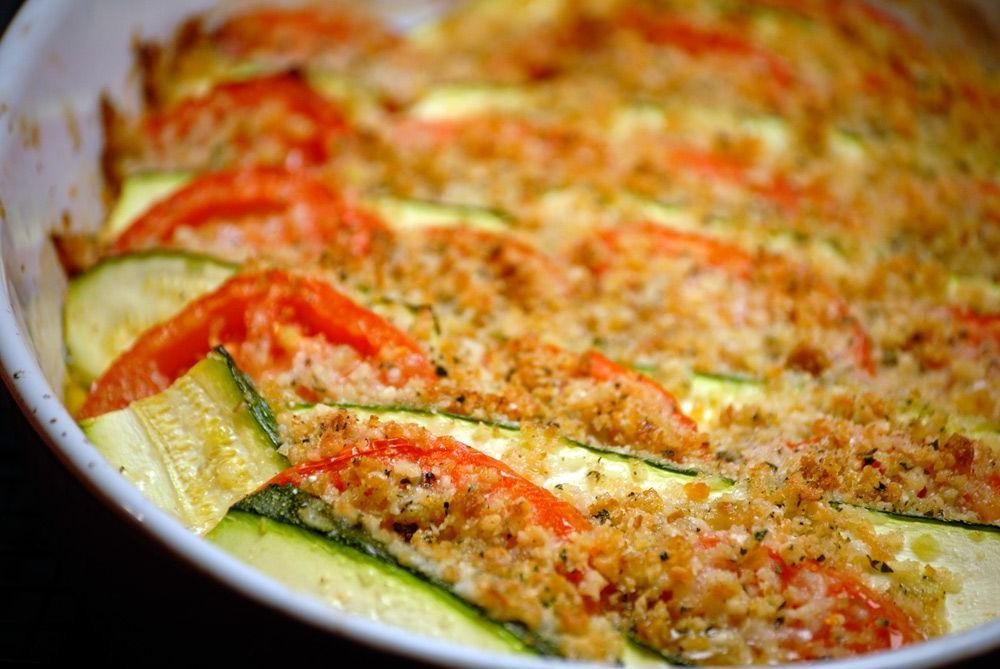 Zucchini and Tomato Gratin Delight