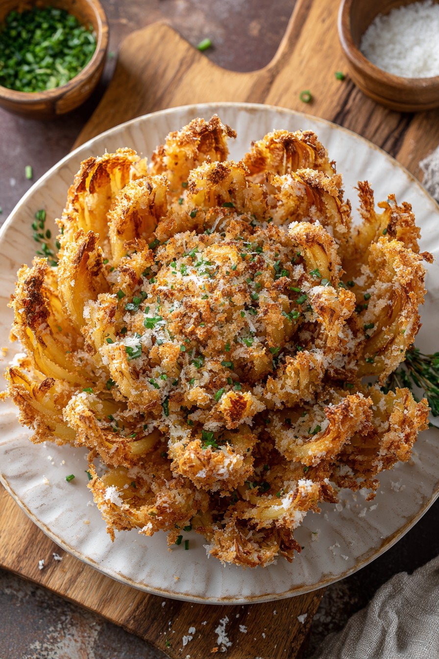 Air Fryer Onion Blossom