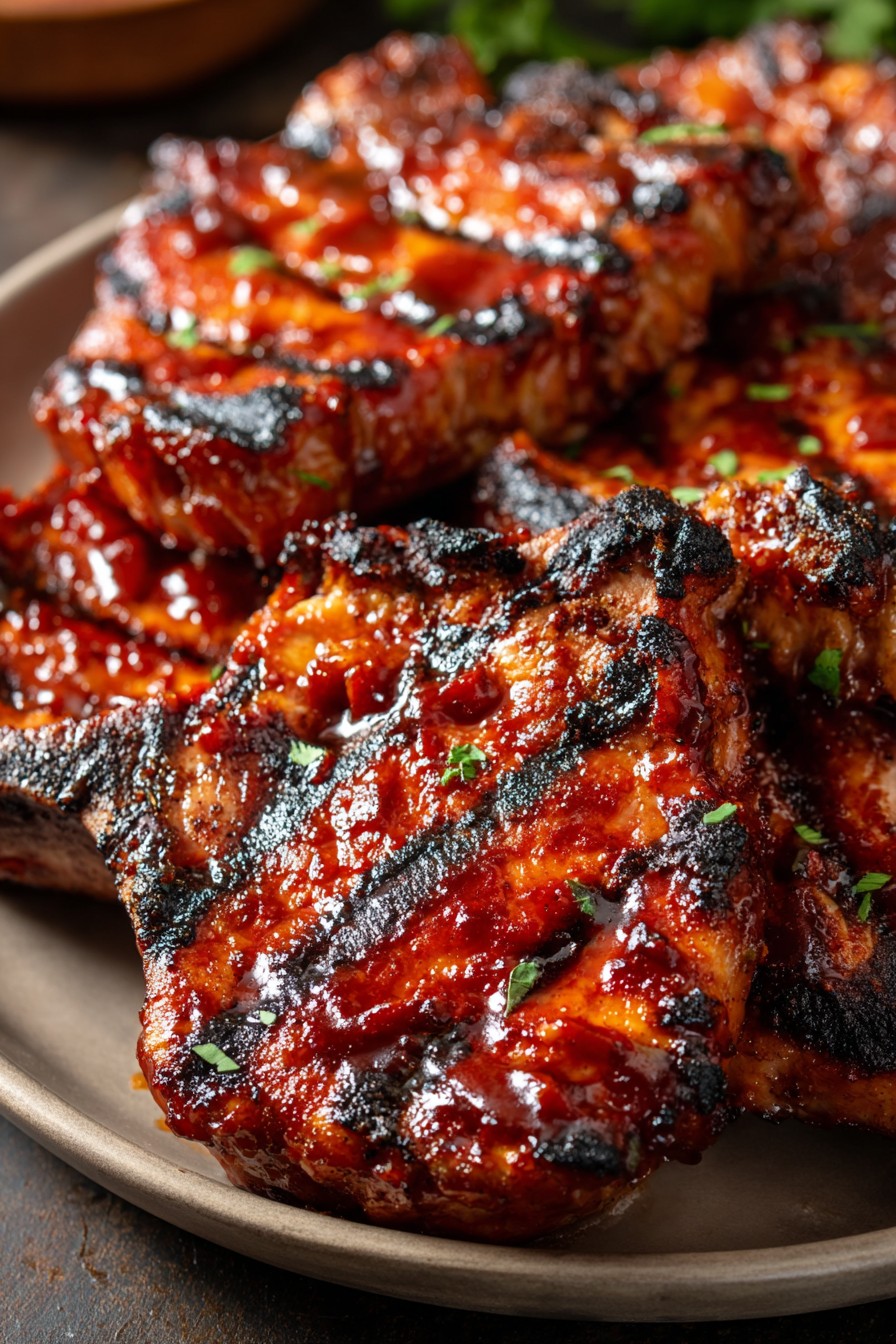 Bbq Pork Chops On Grill