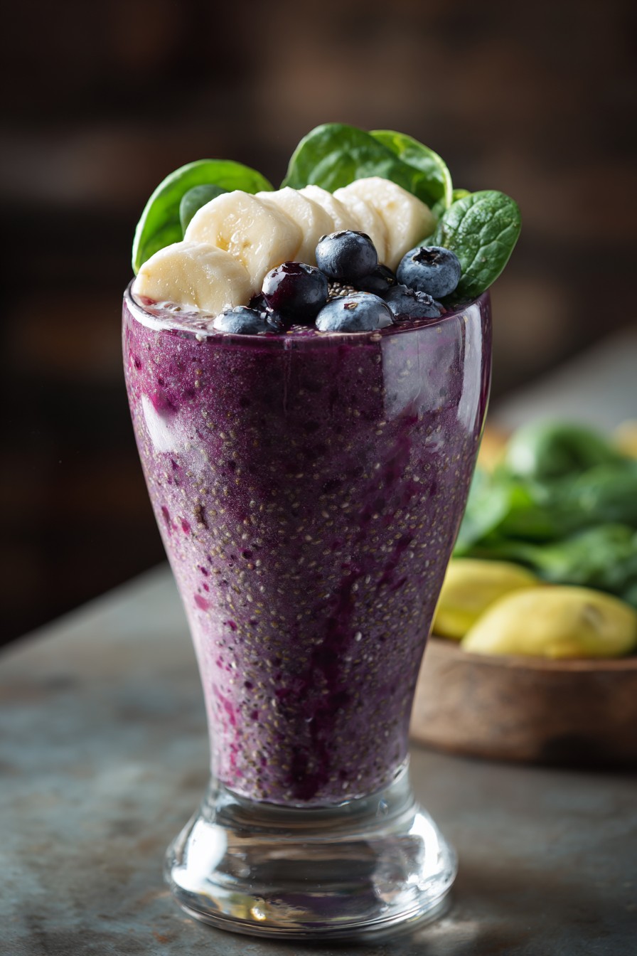 Blueberry Spinach Smoothie