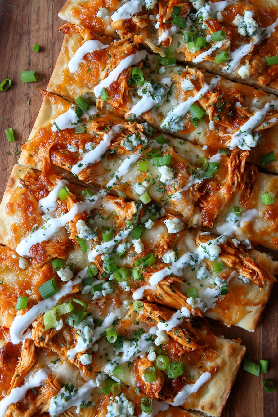 Buffalo Chicken Flatbread
