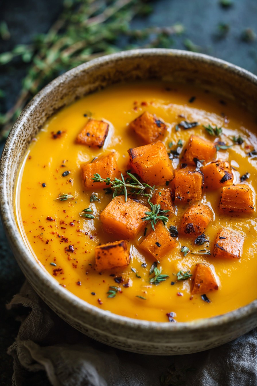 Butternut Squash Sweet Potato Soup