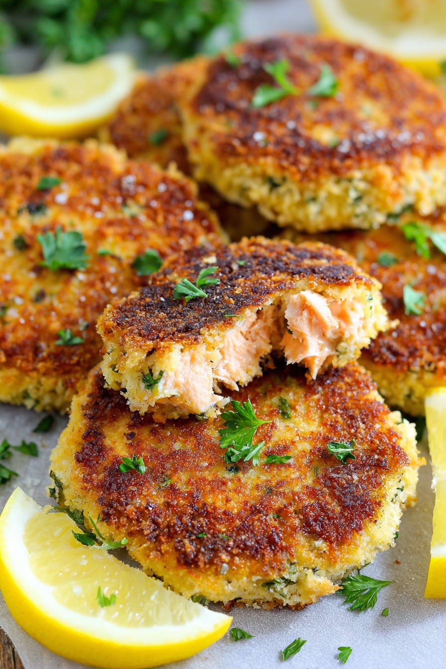 Canned Salmon Patties Recipe Easy