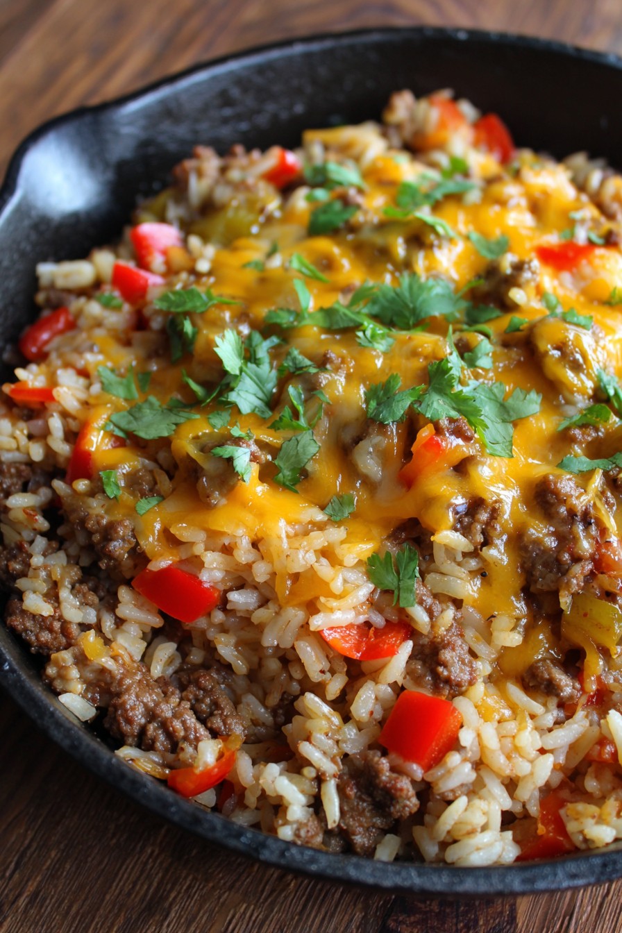 Cheesy Taco Rice