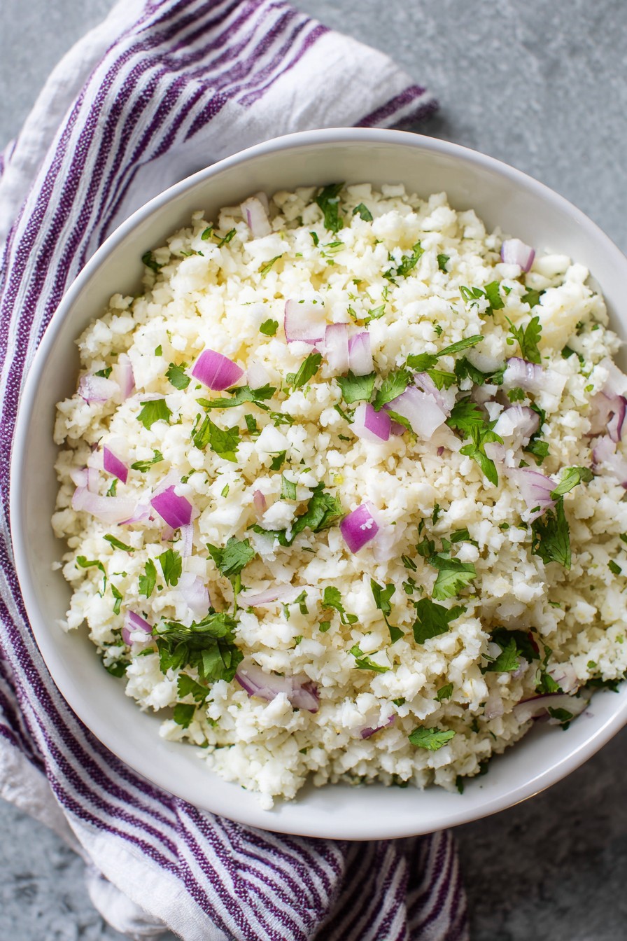 Cilantro Lime Cauliflower Rice