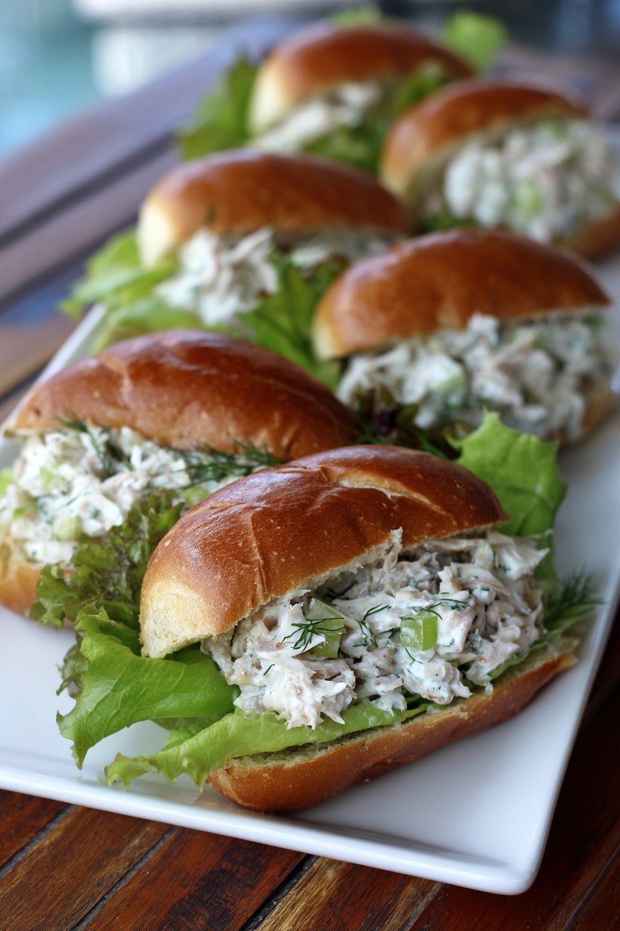 Crab Rolls Sandwich