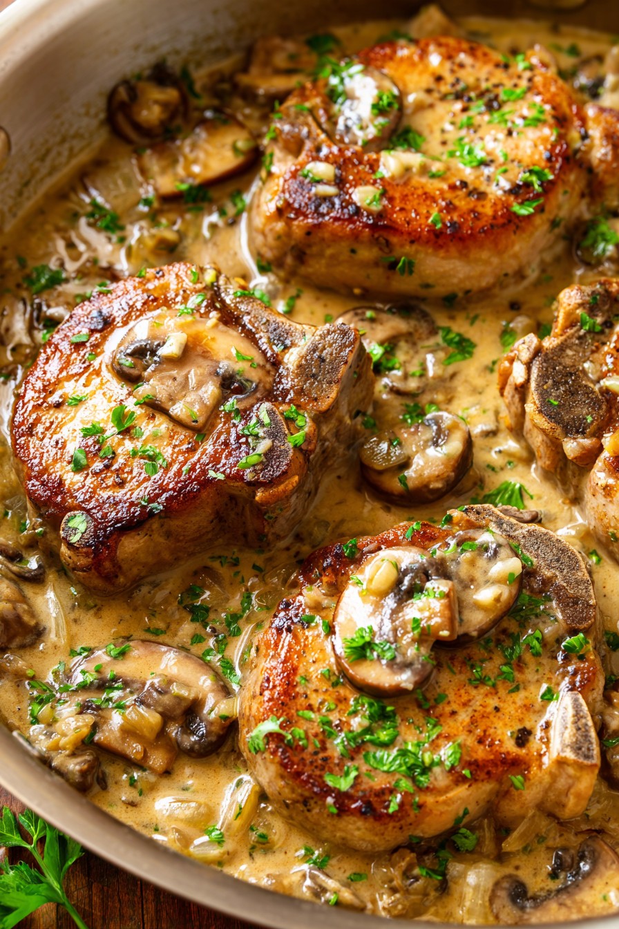 Cream Of Mushroom Pork Chops