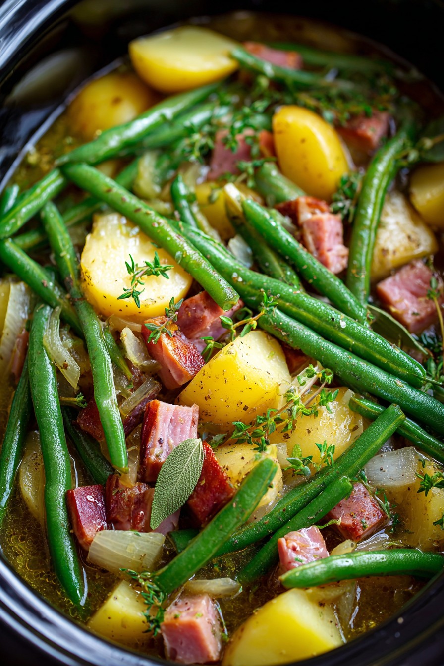 Crockpot Green Beans And Potatoes