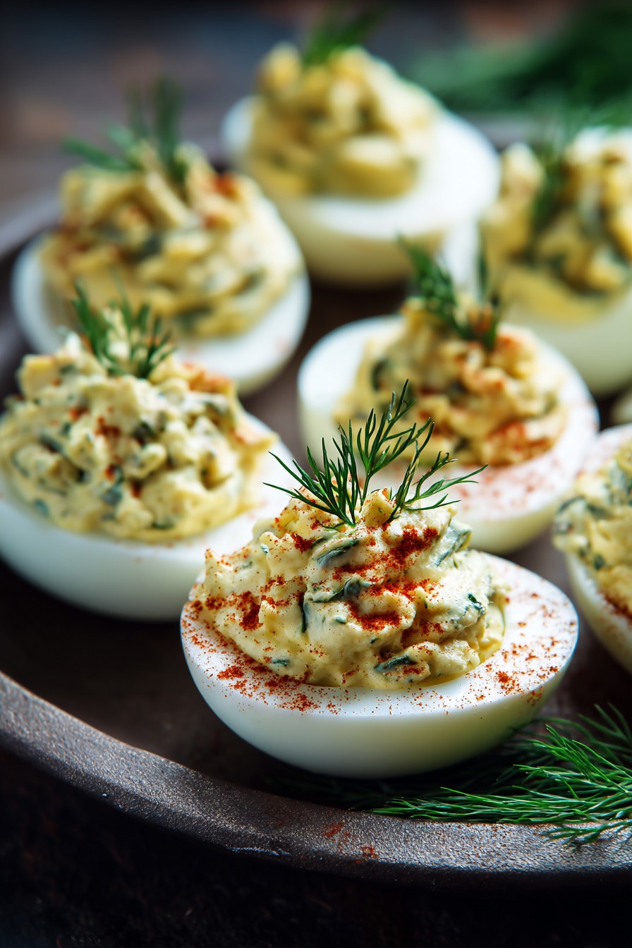 Dill Deviled Eggs