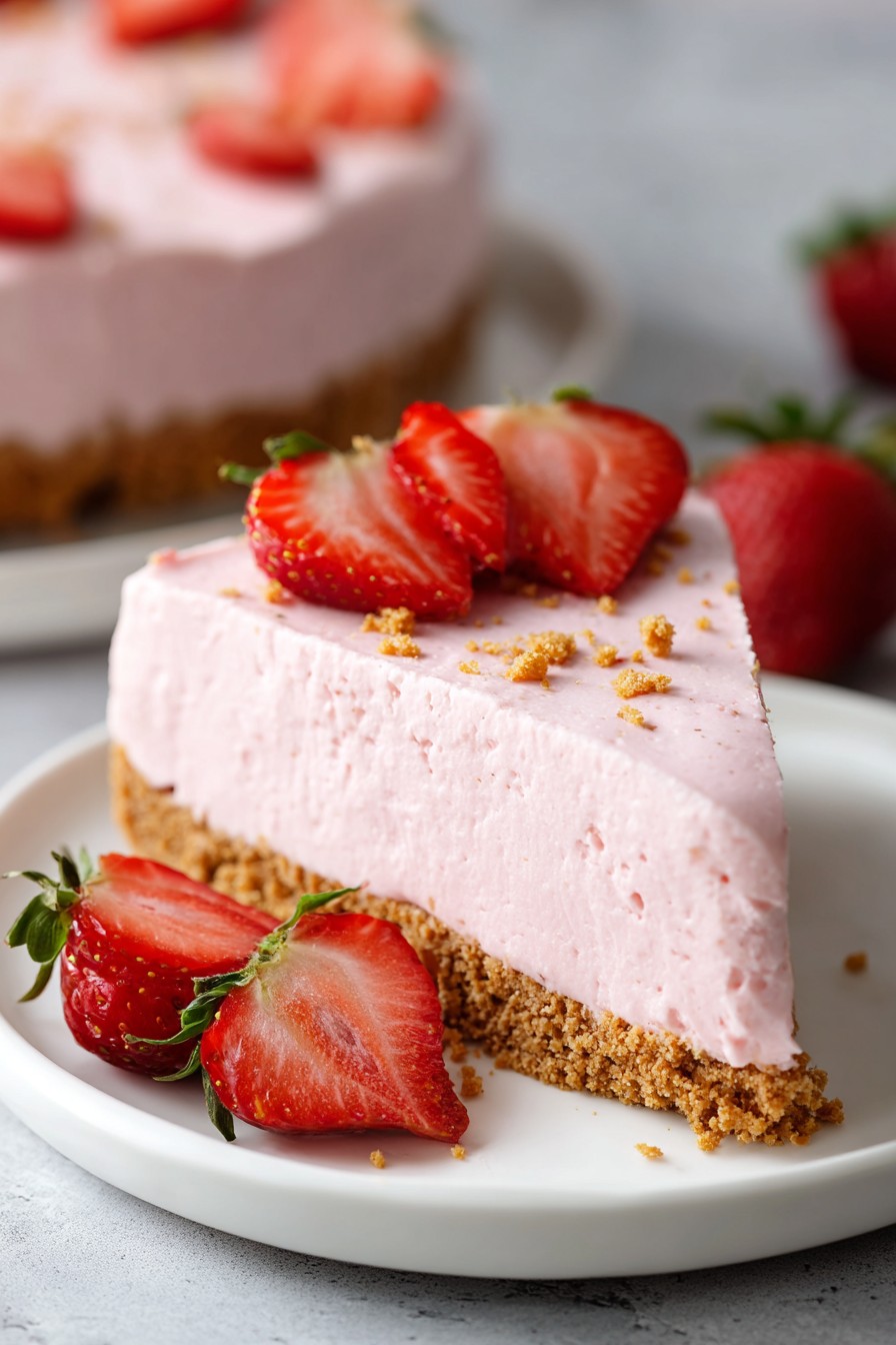 Easy Strawberry Cheesecake