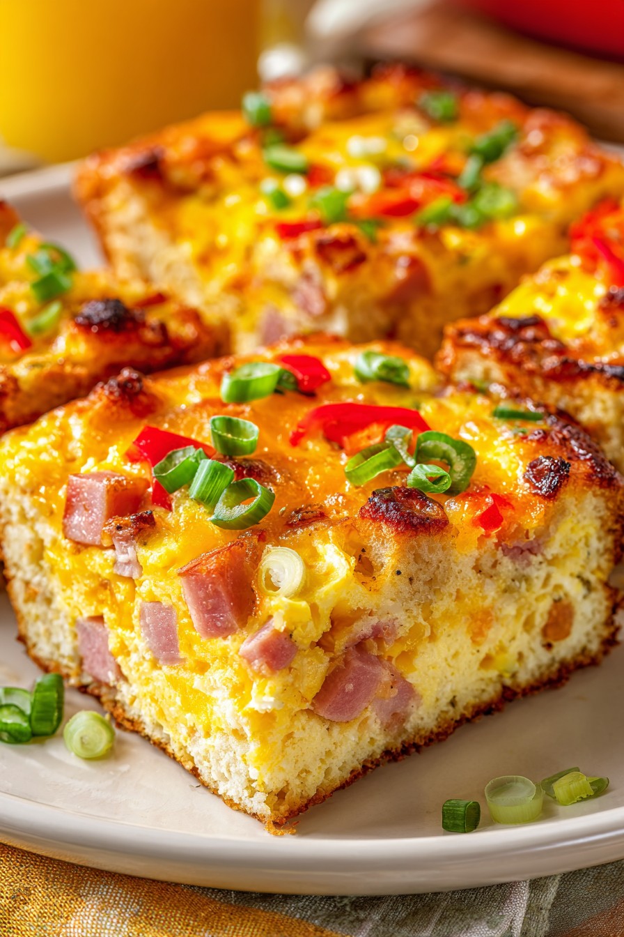 Egg And Ham Breakfast Casserole