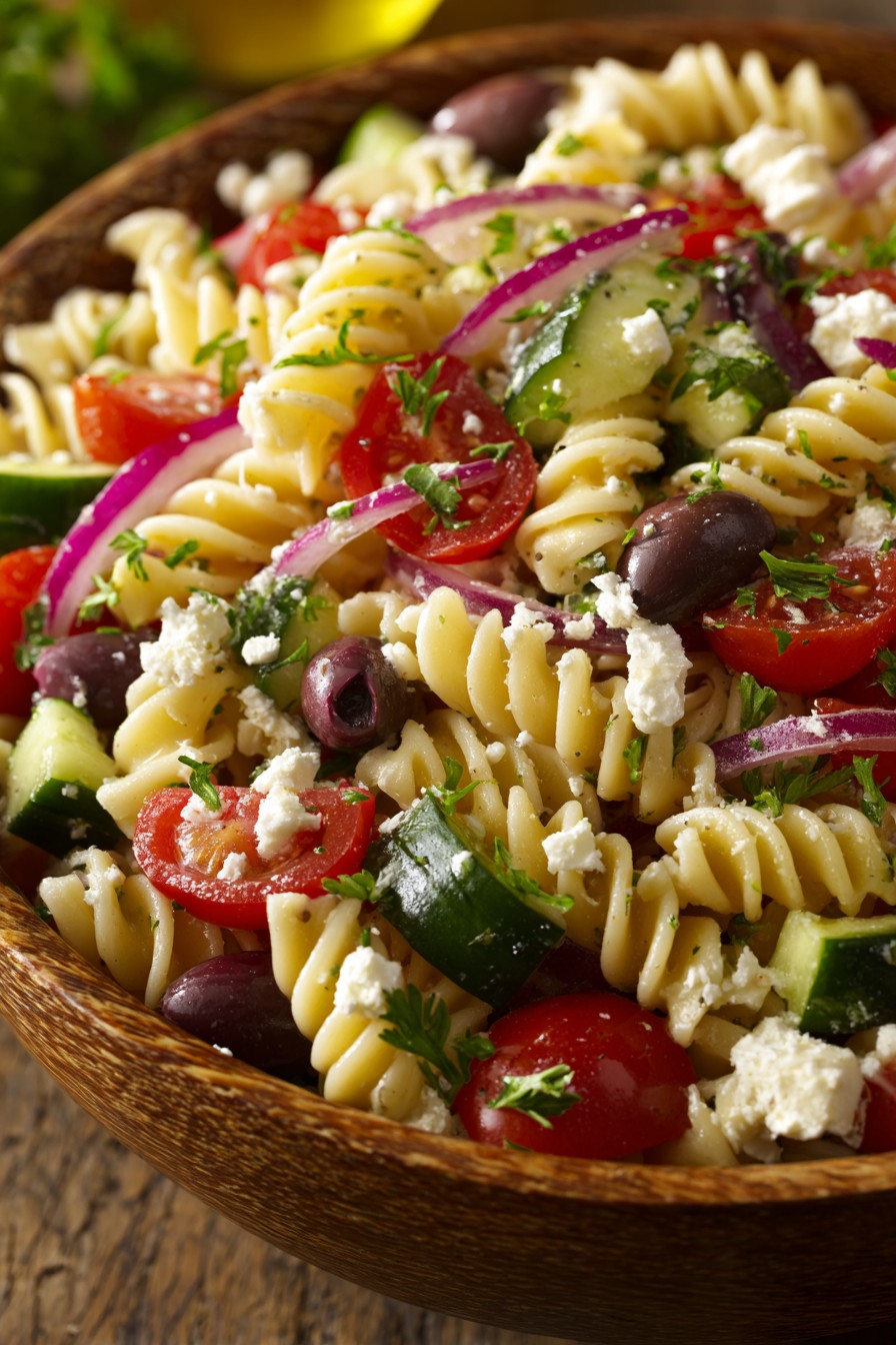 Greek Pasta Salad Recipe