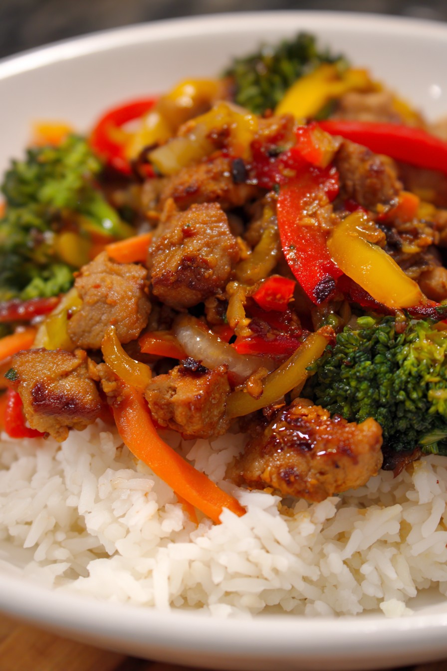 Ground Pork Stir Fry