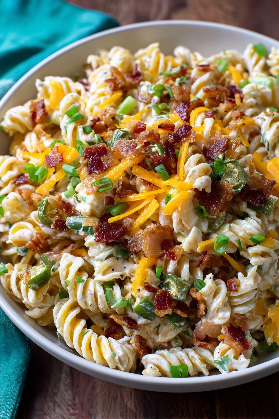Jalape O Popper Pasta Salad