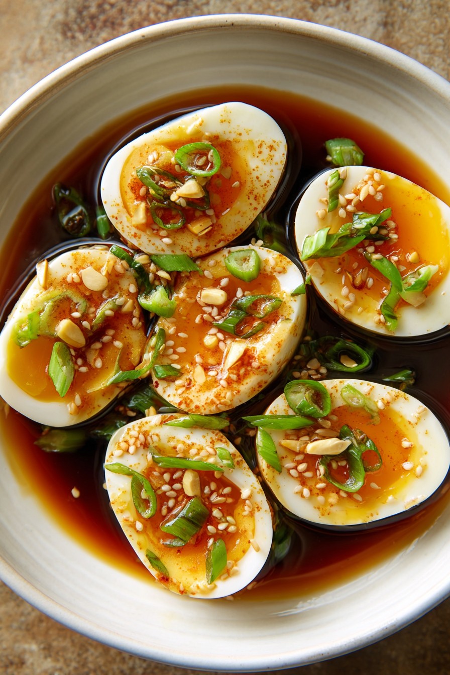 Korean Eggs Marinated