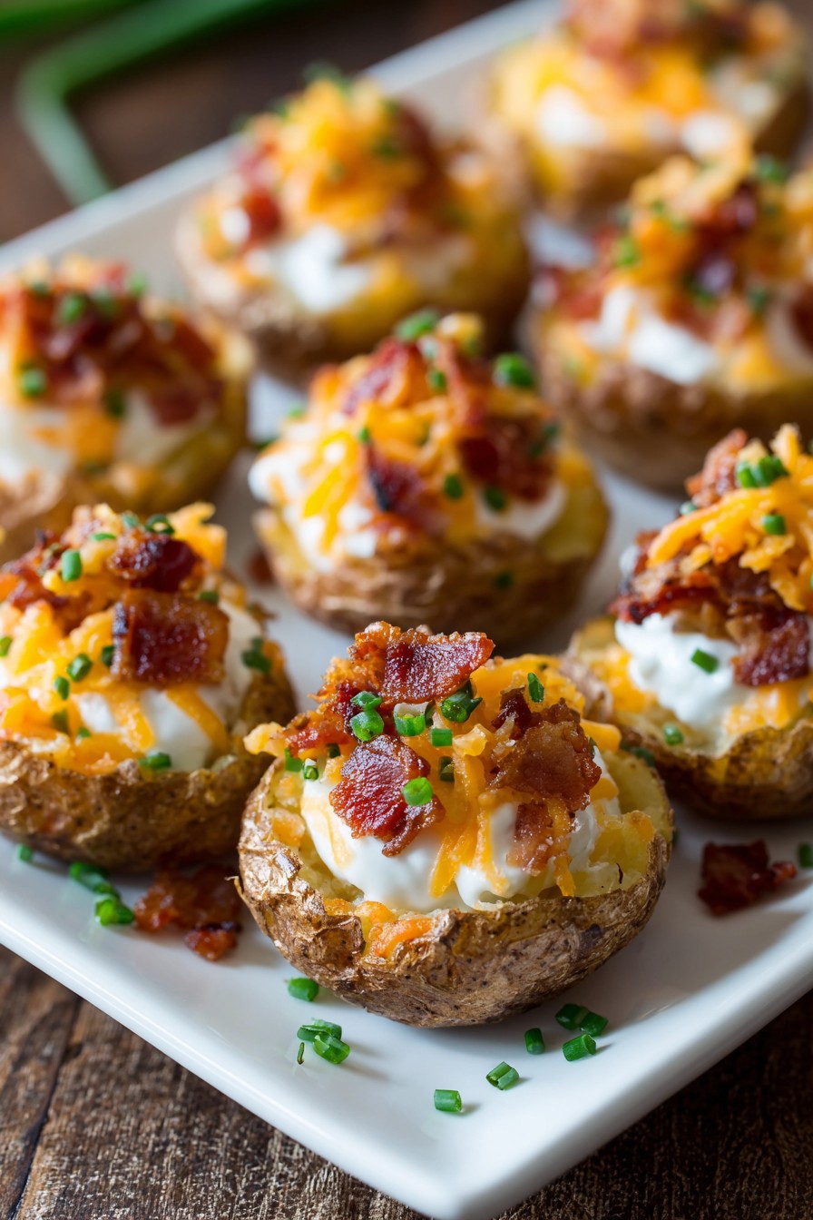 Mini Baked Potatoes Appetizers