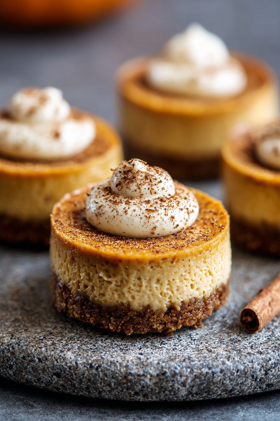 Mini Pumpkin Cheesecake