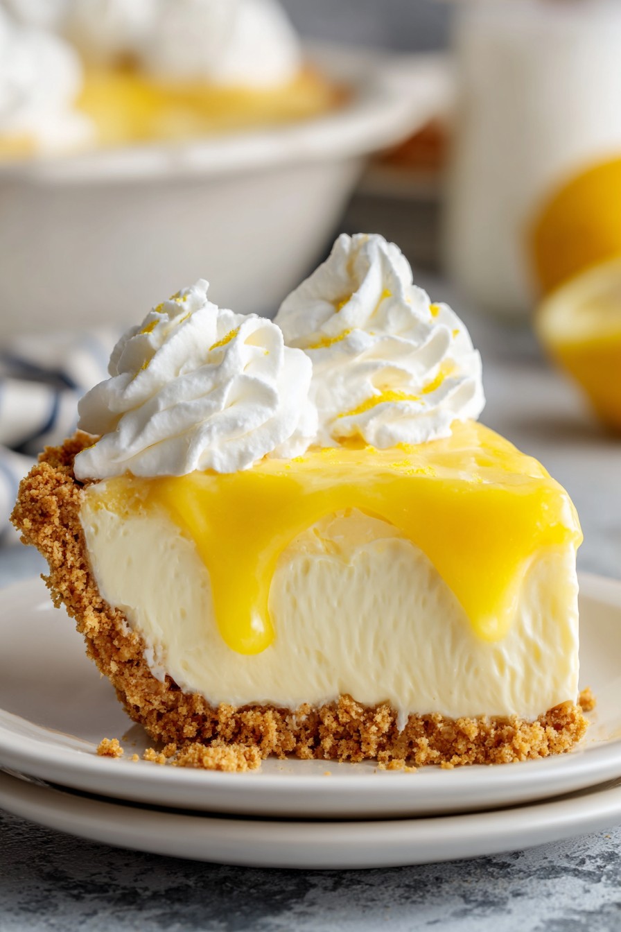 No Bake Lemon Icebox Pie