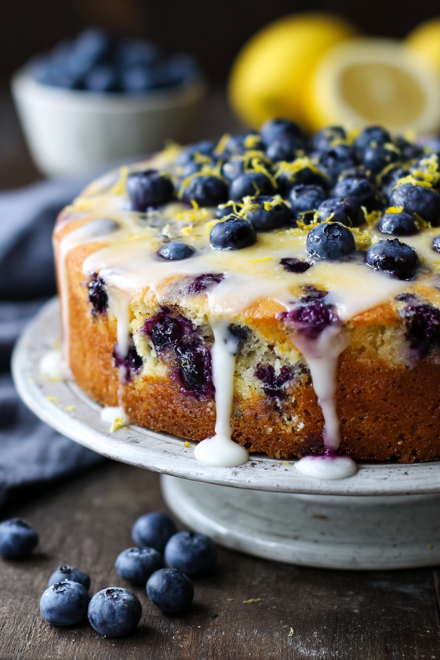 Nova Scotia Blueberry Cream Cake