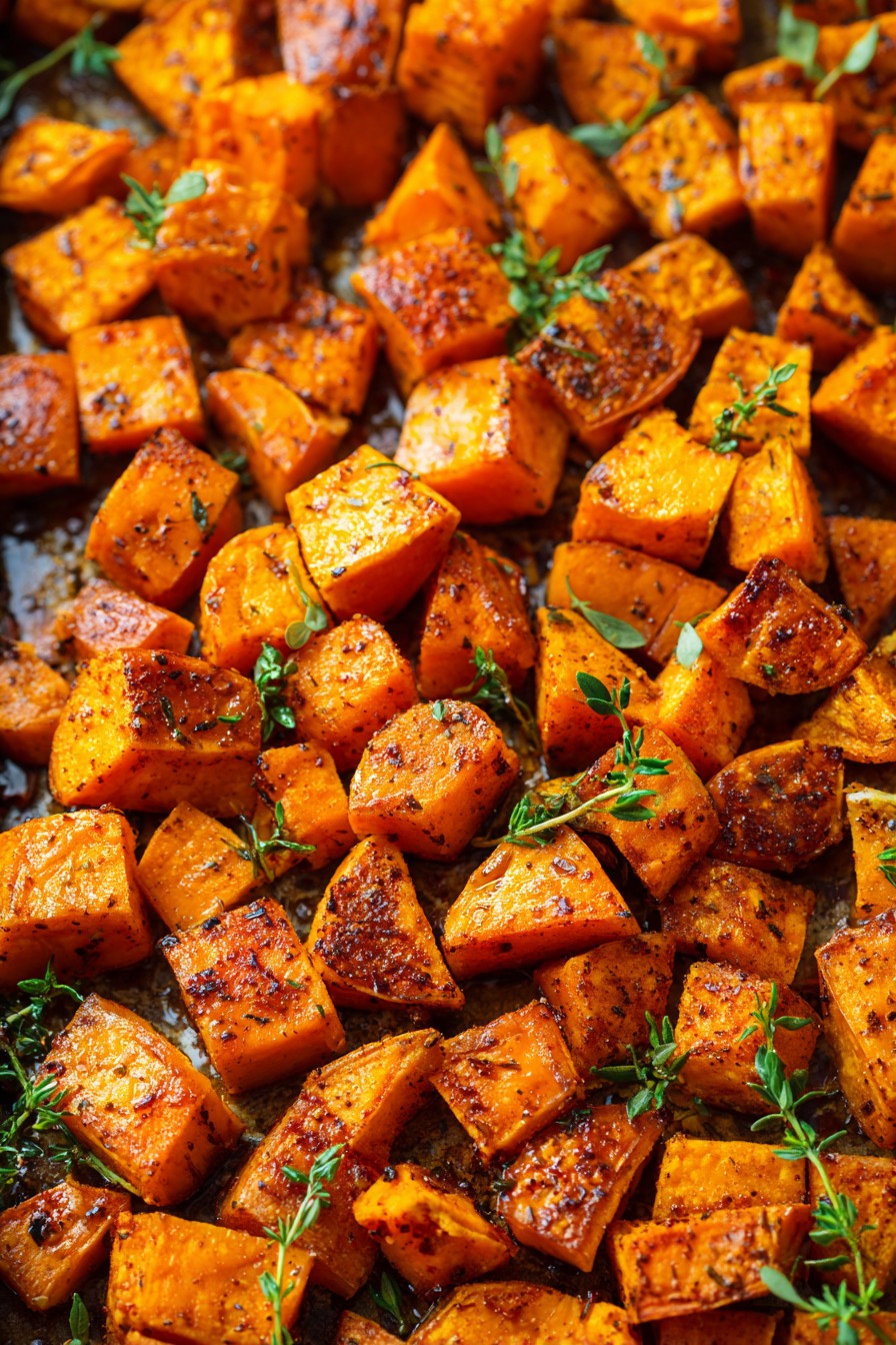 Oven Roasted Sweet Potatoes