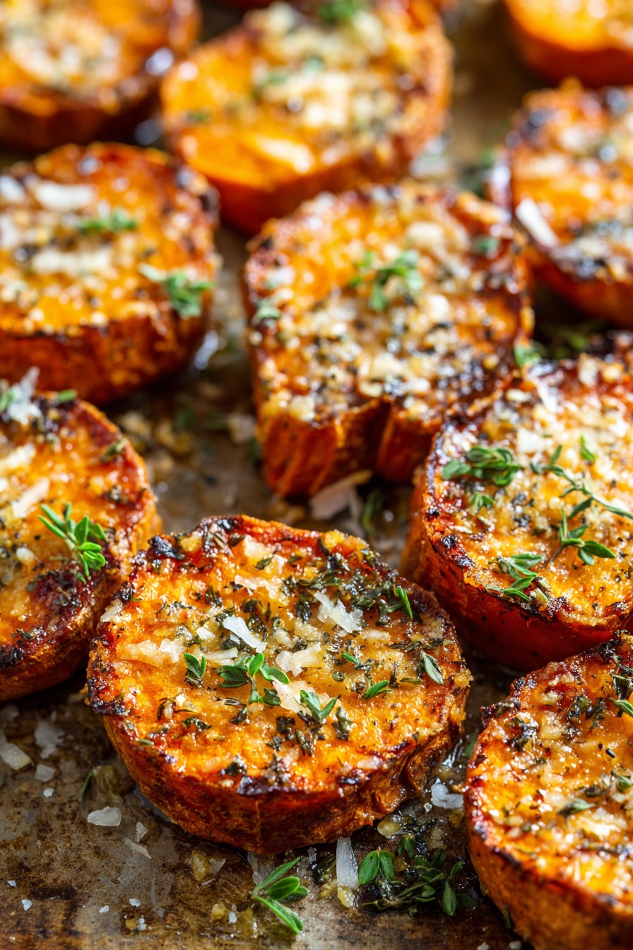 Parmesan Sweet Potatoes