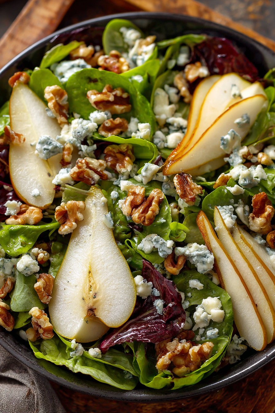 Pear And Blue Cheese Salad