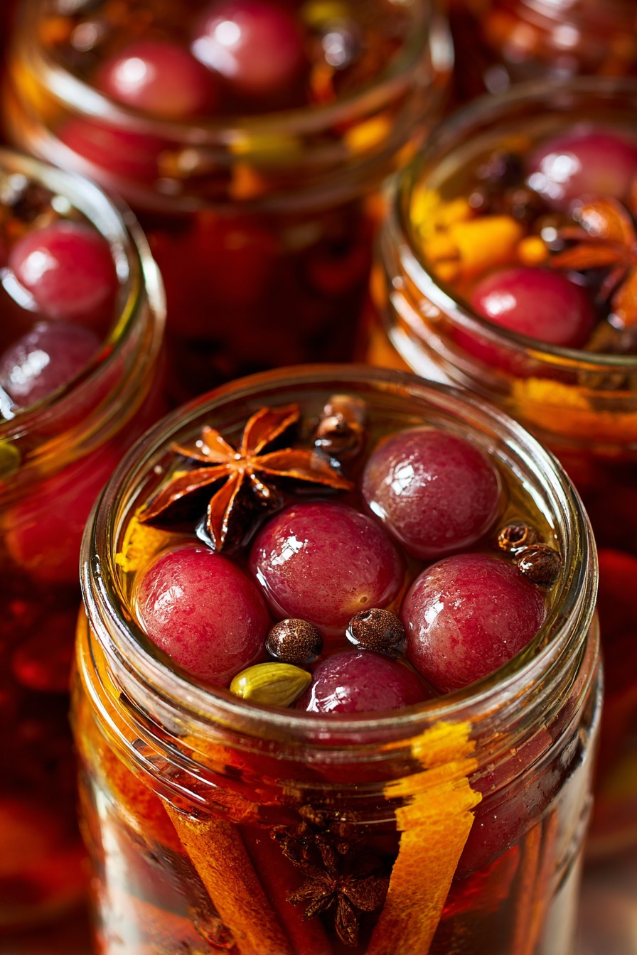 Pickled Grapes
