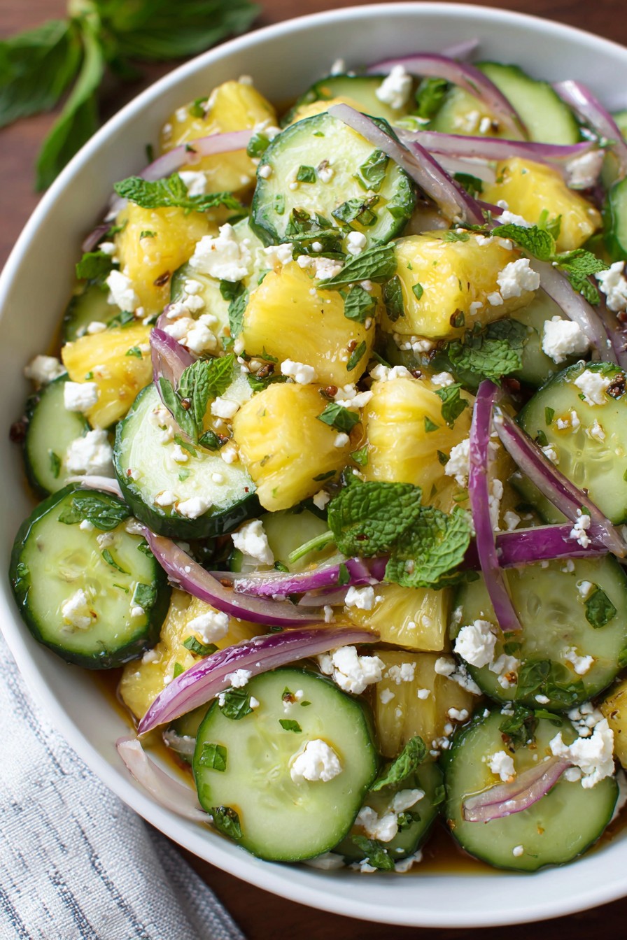 Pineapple Cucumber Salad