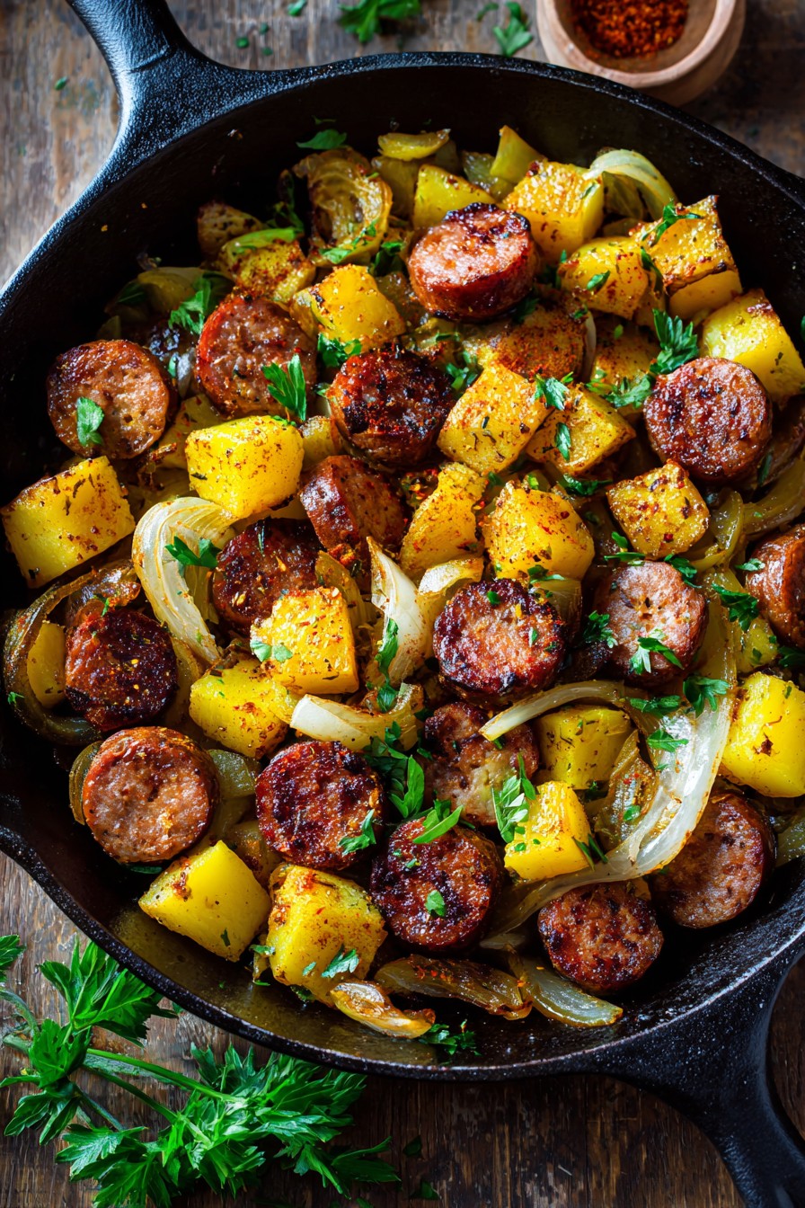 Potatoes And Sausage